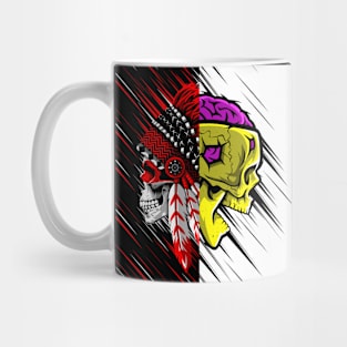 Double image of Skulls Mug